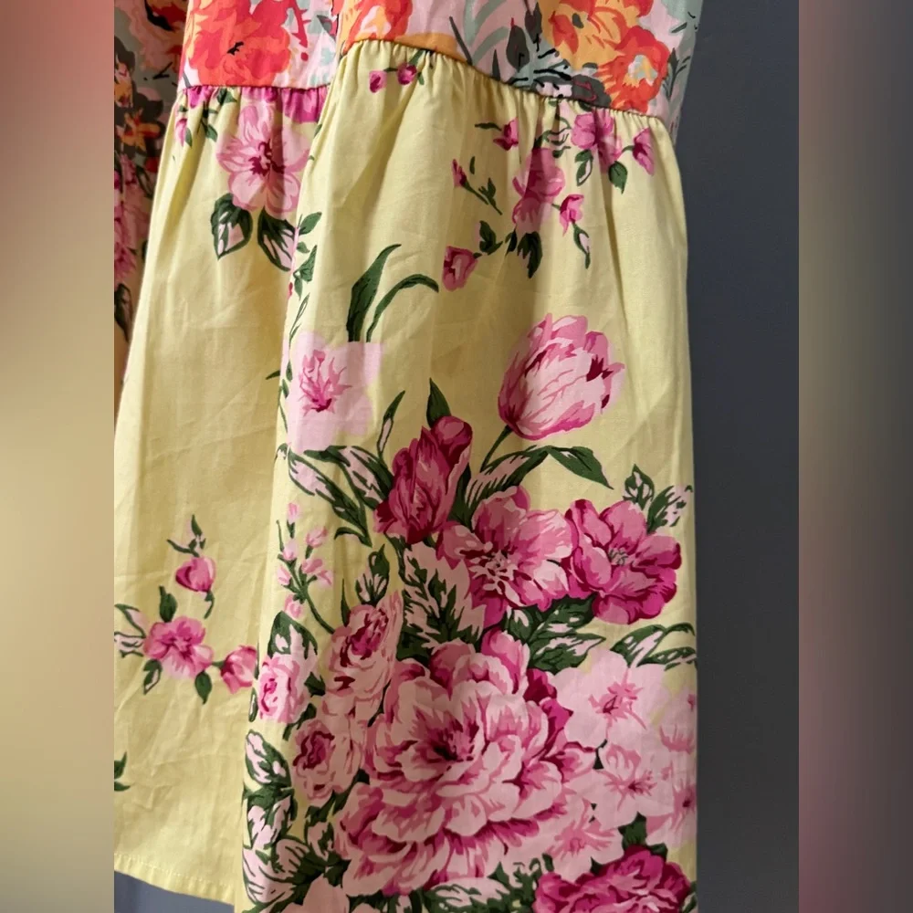 105 • ON SALE!...Emilia Botanical Maxi Dress | French Country Floral Tiered Maxi - Picture 3 of 11